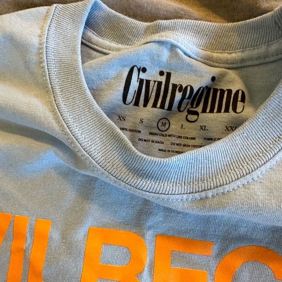 CIVIL REGIME tshirt - Picture 2 of 3